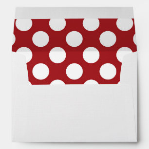 Red Polka Dots, Polka Dot Pattern, Dots, Dotted Envelope