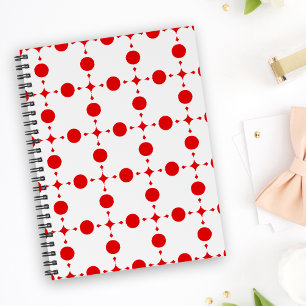 Red Polka Dots, Polka Dot Pattern, Dots, Dotted Notebook