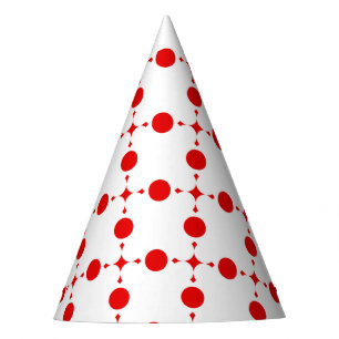 Red Polka Dots, Polka Dot Pattern, Dots, Dotted Party Hat
