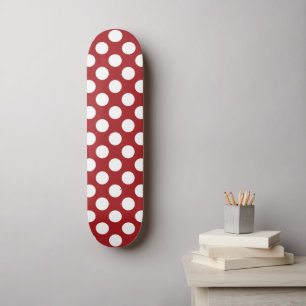 Red Polka Dots, Polka Dot Pattern, Dots, Dotted Skateboard
