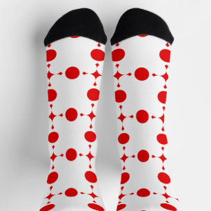 Red Polka Dots, Polka Dot Pattern, Dots, Dotted Socks