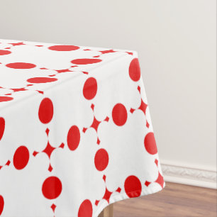 Red Polka Dots, Polka Dot Pattern, Dots, Dotted Tablecloth