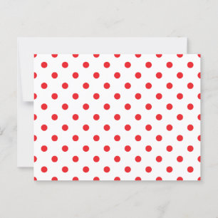 Red Polka Dots Postcard