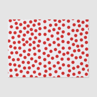 Red Polka Dots Tissue Paper