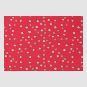 Red Polka Dots  Tissue Paper