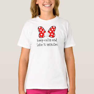 Red polka dots vibrant Ribbon T-Shirt