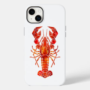 Red polygonal lobster Case-Mate iPhone 14 plus case