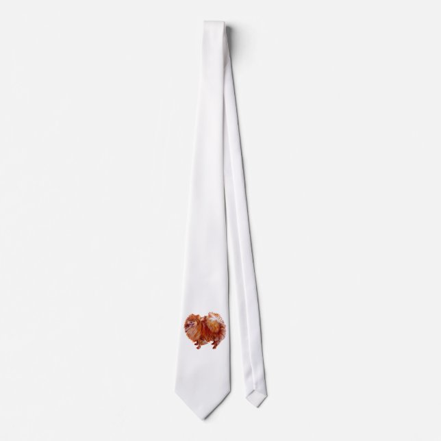 Red Pomeranian Tie (Front)