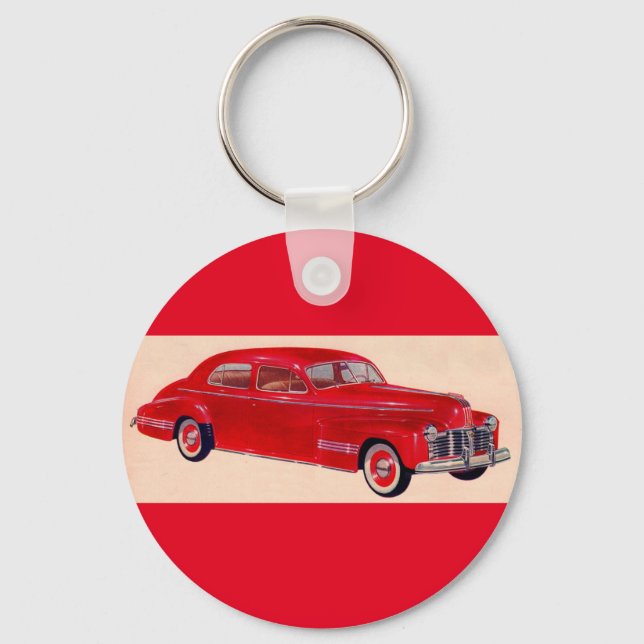 red Pontiac Torpedo Key Ring (Front)