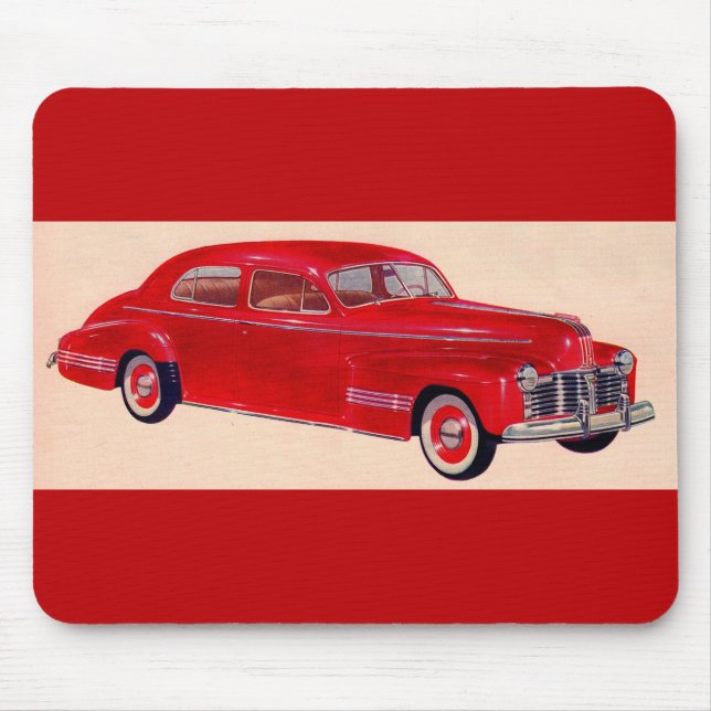 red Pontiac Torpedo Mouse Mat (Front)