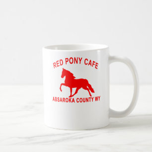 RED PONY CAFE COFFEE MUG