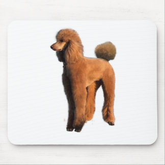 red poodle mouse mat