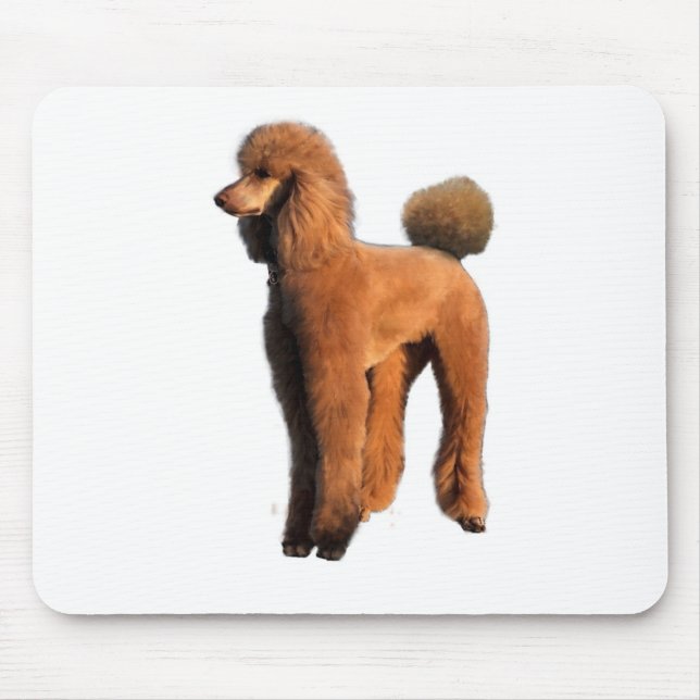 red poodle mouse mat (Front)