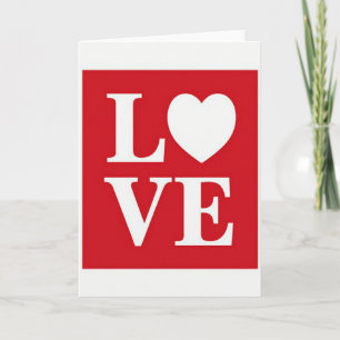 Red Pop Art Love Card
