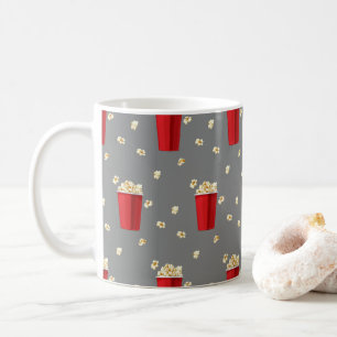 Red Popcorn Buckets Movie Snack Television Film Coffee Mug