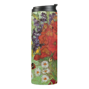 Red Poppies and Daisies by Vincent van Gogh Thermal Tumbler