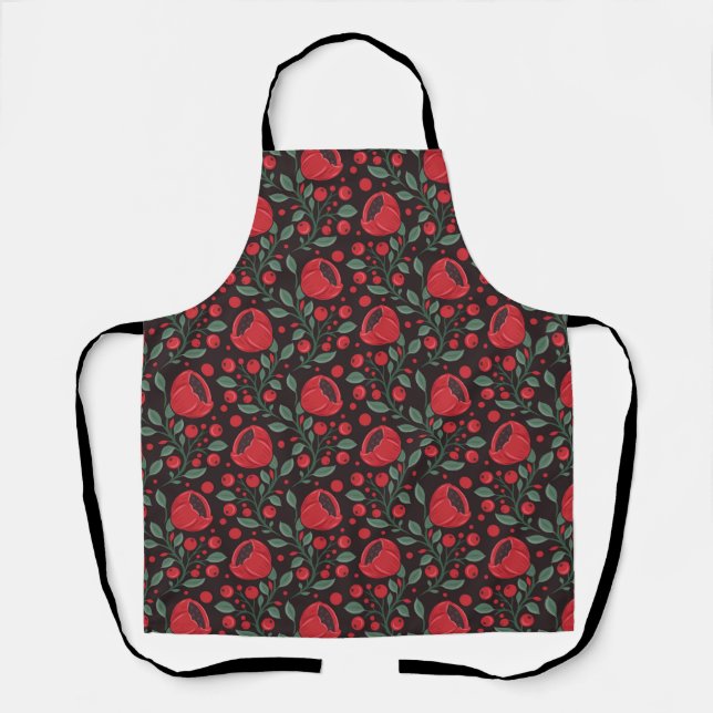 Red poppies apron (Front)