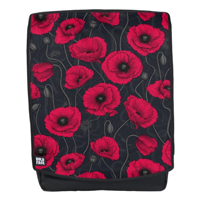 Red Poppies Backpack (Front)