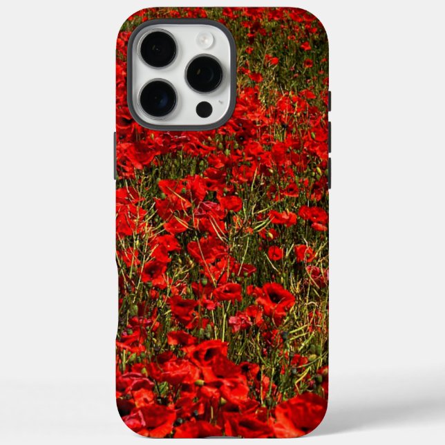 Red Poppies Case-Mate iPhone Case (Back)