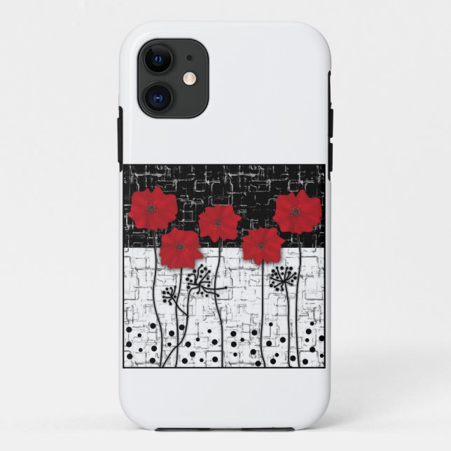 Red poppies  Case-Mate iPhone case (Back)