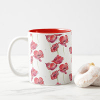 Red Poppies Coffee Mug