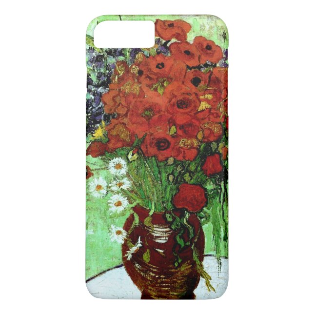 Red Poppies & Daisies (F280)Van Gogh Fine Art Case-Mate iPhone Case (Back)