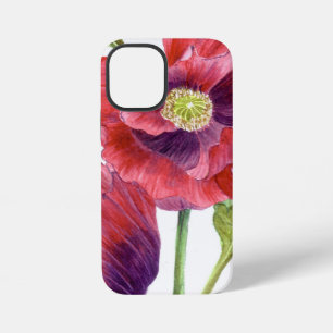 Red Poppies Floral Art iPhone 12 Mini Case