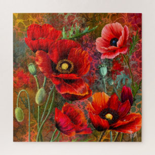 Red Poppies Jigsaw Puzzle