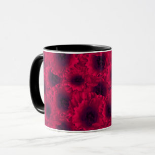 Red poppies mug