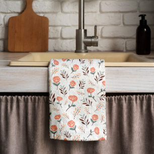 Red Poppies Nordic Kitchen Towel