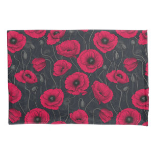 Red Poppies Pillowcase