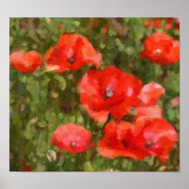Red Poppies Poster (Front)