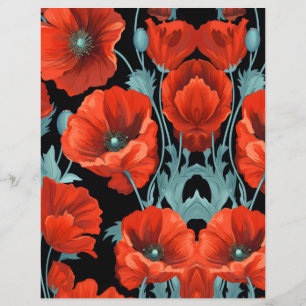 Red poppies SCV 25