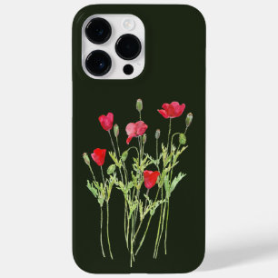 Red poppies summer meadow, wild flowers Case-Mate iPhone 14 pro max case