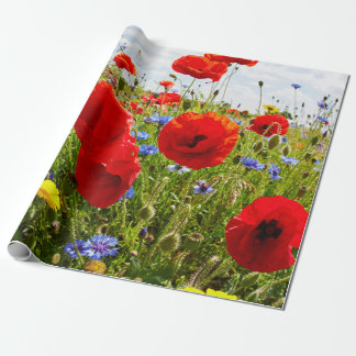 Red Poppies. Wrapping Paper