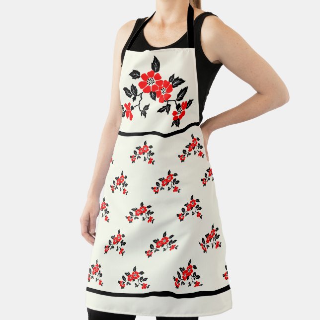 Red Poppy Apron (Insitu)