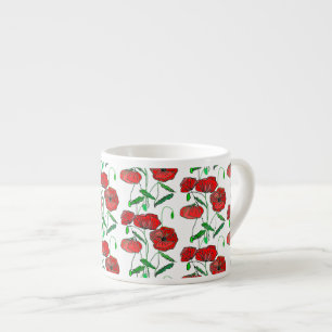Red Poppy Art - Espresso Cup