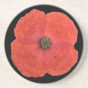 Red Poppy Coaster
