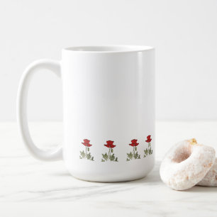 Red Poppy Coffee Mug