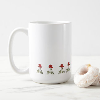 Red Poppy Coffee Mug