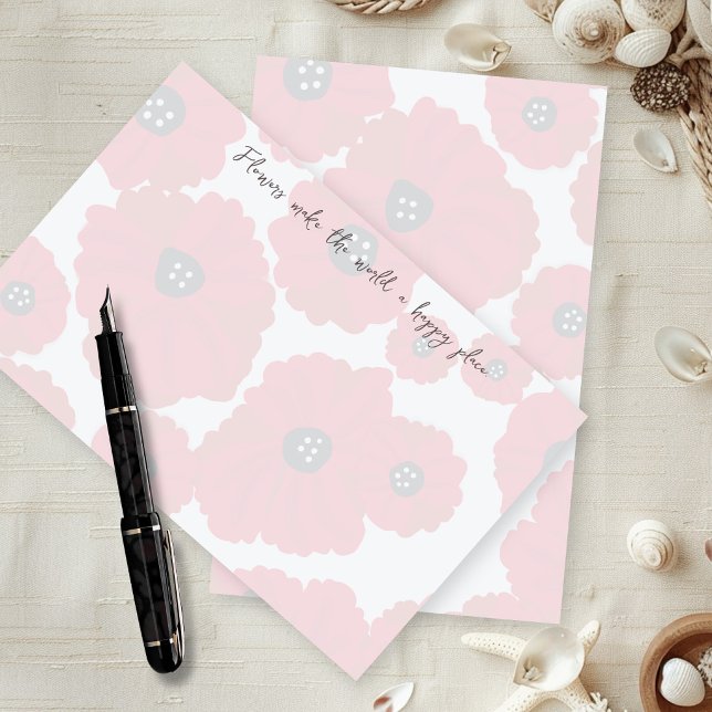 Red Poppy Custom Text Binder Stationery (Creator Uploaded)