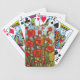 Red Poppy Field Playing Cards