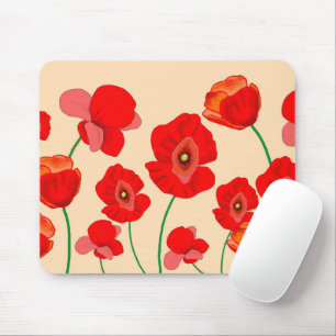 Red Poppy Flowers   Mouse Mat