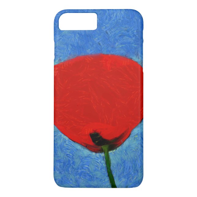 Red poppy painting Case-Mate iPhone case (Back)