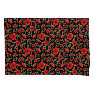 Red Poppy Pillowcase