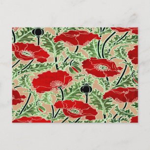 Red Poppy Postcard