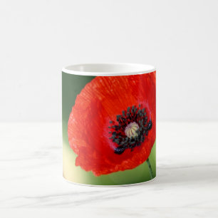 Red Poppy Seed Mug