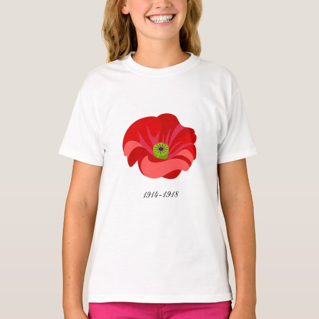 Red poppy T-Shirt (Front)