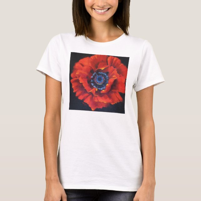 Red Poppy Tee Shirt (Front)
