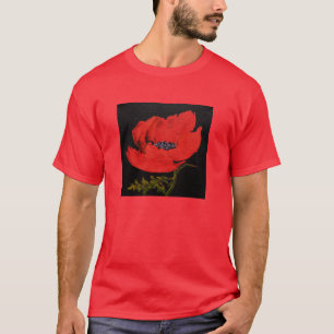 Red Poppy Unisex Basic T-Shirt